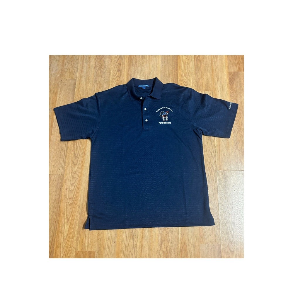 Port Authority Navy Blue Polo‎ Shirt with Embroidered Logo